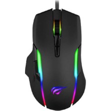 Gamenote MS1012A Kablolu Rgb Optik Oyuncu Mouse Siyah