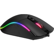 Gamenote MS1001 Kablolu Rgb Optik Oyuncu Mouse Siyah