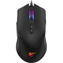 Gamenote MS814 Kablolu Rgb Optik Oyuncu Mouse Siyah