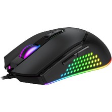 Gamenote MS814 Kablolu Rgb Optik Oyuncu Mouse Siyah