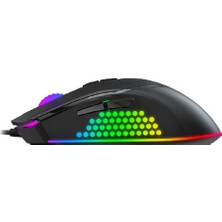 Gamenote MS814 Kablolu Rgb Optik Oyuncu Mouse Siyah