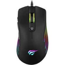 Gamenote MS1002 Kablolu Rgb Optik Oyuncu Mouse Siyah