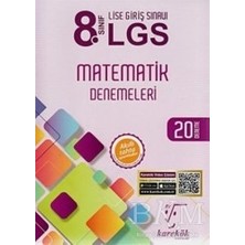 Karekök Yayıncılık 8. Sınıf LGS Matematik 20'li Deneme Sınavı