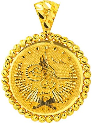 Bilezikci Top Altınlı Reşat Tuğralı Kolye Ucu