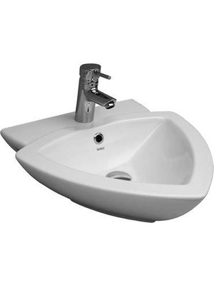 Serel Tezgah Üstü Üçgen Lavabo 49,5X52 cm 2036TDS000