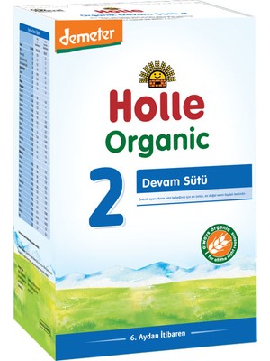 Holle 2 Organik Devam Sütü 600 gr