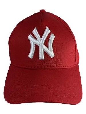 Moda Kızı Kırmızı Ny Newyork Yankees Şapka