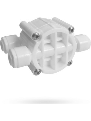 Mil Su Su Arıtma Cihazı Için Quick Shut Off Valve Dört Yollu Vana
