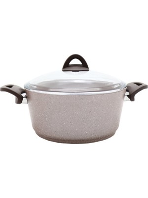 Papilla Vilma 22 cm Dövme Tencere Krem Kırçıllı