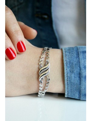 Argentum Concept Gümüş Kavis Bileklik B070901