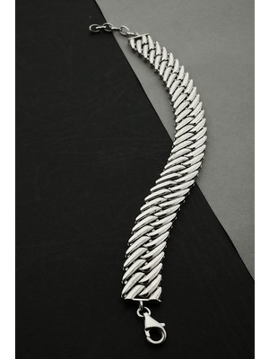 Argentum Concept Gümüş Tasarım Bileklik B074501