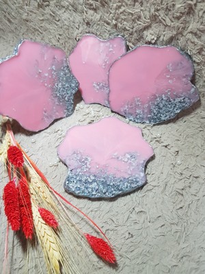 Sultan Tasarım Epoksi Tekli Bardak Altlığı