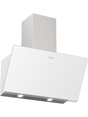 Silverline 3457 Soho 60 cm Cam Davlumbaz - Beyaz