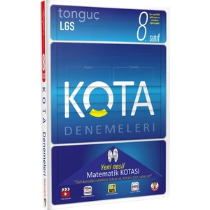 Tonguç Akademi 8.Sınıf Kota Konu Taramaları Matematik Kotası