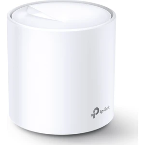 TP-Link Deco X60(1-pack), AX5400 Mbps, 1 GHz Dört Çekirdekli CPU, WPA3, OFDMA ve MU-MIMO, 150 Cihaza Kadar Bağlantı,  270 m²'ye Kadar Kapsama, Mobil Uygulama ile Kolay Kurulum, Wi-Fi 6 Mesh Sistemi