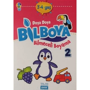 Doya Doya Bil Boya Bilmeceli Boyama 2 (3-4 Yaş)