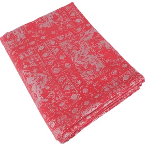 Home Fabrik Kadife Masa Örtüsü Kırmızı