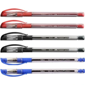 1425 Tükenmez Kalem 3 Renk  - 2 Siyah + 2 Mavi + 2 Kırmızı