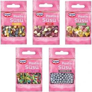 Dr. Oetker Dekor Pasta Süsü 5'li Set