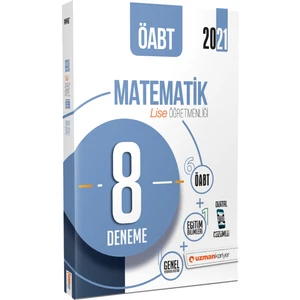 Uzman Kariyer Yayınları 2021 ÖABT Lise Matematik Öğretmenliği 8 Deneme Dijital Çözümlü