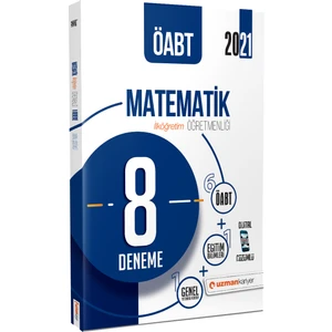 Uzman Kariyer Yayınları 2021 ÖABT Ilköğretim Matematik Öğretmenliği 8 Deneme Dijital Çözümlü