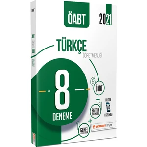 Uzman Kariyer Yayınları 2021 ÖABT Türkçe Öğretmenliği 8 Deneme Dijital Çözümlü