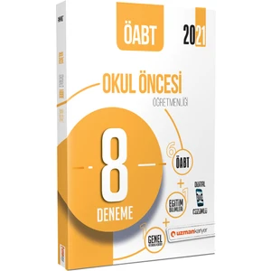Uzman Kariyer Yayınları 2021 ÖABT Okul Öncesi Öğretmenliği 8 Deneme Dijital Çözümlü