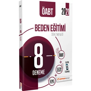 Uzman Kariyer Yayınları 2021 ÖABT Beden Eğitimi Öğretmenliği 8 Deneme Dijital Çözümlü