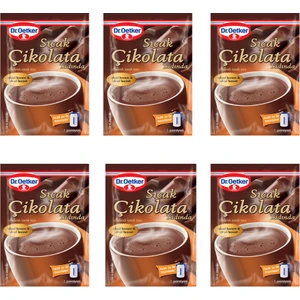 Dr. Oetker Sıcak Çikolata Tadında ( 25 gr x 6 )
