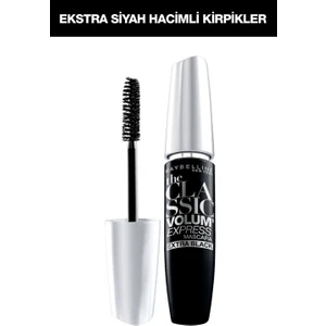 Maybelline New York Volum' Express Classic Ekstra Siyah Maskara
