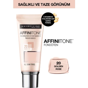 Maybelline New York Affinitone  Fondöten - 20 Golden Rose