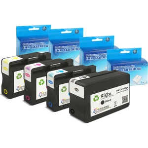 Hp 932XL Hp 933XL Uyumlu 4 Renk Muadil Kartuş Hp 7510 7610