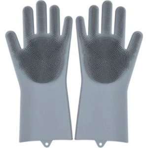 İndirim Kap Magic Gloves Sihirli Bulaşık Eldiveni Mutfak Banyo Temizleme Fırçası Oto Ev Iş Pratik