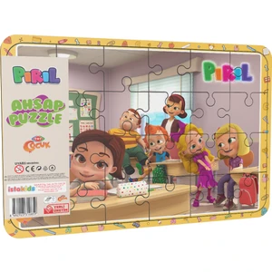 TRT Çocuk Pırıl Ahşap Puzzle 24 Parça