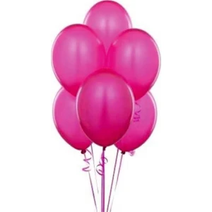 Yck Balon 12" Iç Mekan Dekorasyon Balonu Rubi  Koyu Pembe  100 Adet