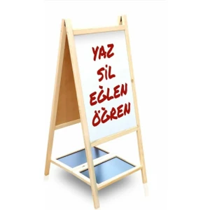 Hobi Eğitim Eğitici Çift Taraflı Ayaklı Yazı Tahtası