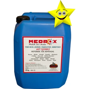 Medrox Stop Multix Sistem Temizleme Koruma Kimyasalı (Asit Içermez) Kombi Tesisat Radyatörlerdeki Kireci Tortuyu Temizler) 25 kg