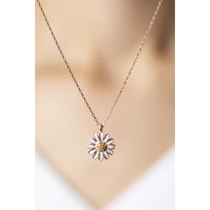 Papatya Silver 925 Ayar Papatya Gümüş Kolye