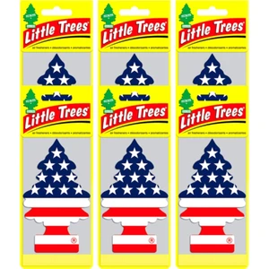 Little Trees 6 ' lı Amerikan Bayraklı Oto Kokusu