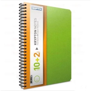 Krypton A4 250 Yaprak 10+2 Seperatörlü Defter Yeşil