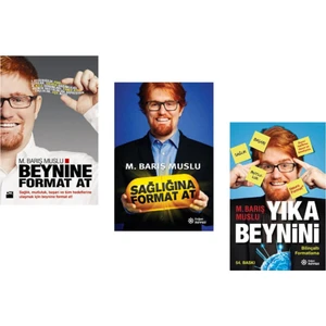 Beynine Format At - Sağlığına Format At - Yıka Beynini - 3 Kitap - Barış Muslu