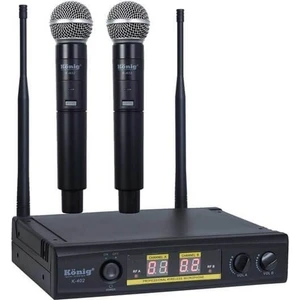 K-402 El + El Uhf Kablosuz Mikrofon Seti