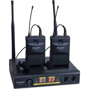 K-402 2 Yaka Uhf Kablosuz Mikrofon Seti