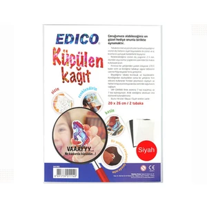 7 Kat Küçülen Kağıt Siyah