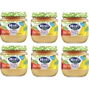 Hero Baby Elmalı Muzlu 125 gr x 6 Adet