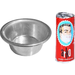 Tıraş Sabunu Sabun Köpürtme Tası Traş Seti Arko Sabun