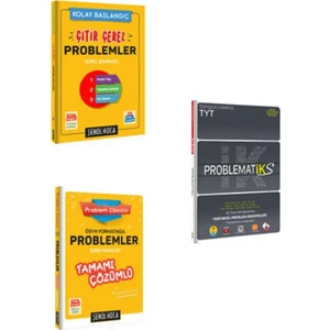 Şenol Hoca Yayınları ÖSYM Formatında Problemler Çıtır Çerez Problemler ve Tonguç Problematiks 3'lü Set