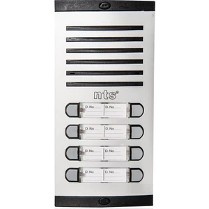 Nts Diafon Sesli Işıklı Fotoselli Çift Sıra 8li Zil Butonu 4007-8