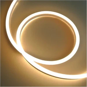 220 V Esnek Çift Taraflı Neon Hortum Şerit Led Işık Aydınlatma 1 m