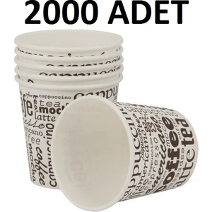 KARTON BARDAK 4 OZ 2000 ADET TURK KAHVESİ İÇİN KÜÇÜK BOY